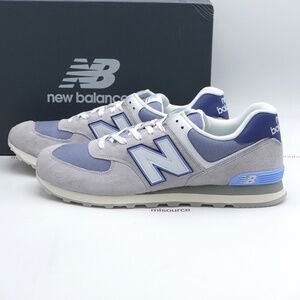 NEW Men's New Balance 574 Sneakers U574PGB Pearl Grey/NB White